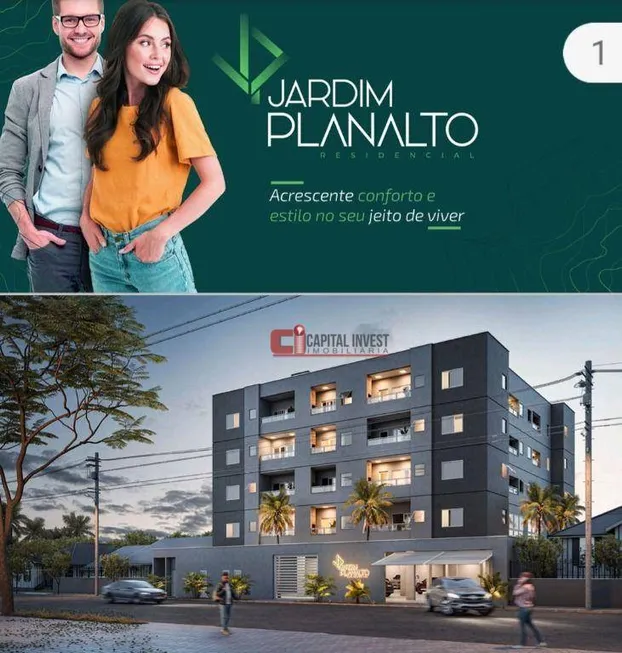 Foto 1 de Apartamento com 2 Quartos à venda, 67m² em Jardim Planalto, Jaguariúna