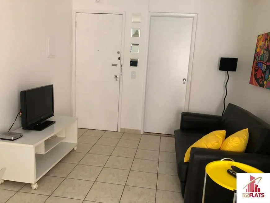 Foto 1 de Flat com 1 Quarto para alugar, 40m² em Consolação, São Paulo