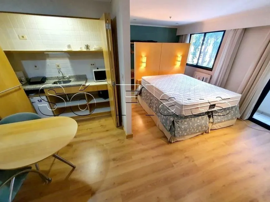 Foto 1 de Flat com 1 Quarto para alugar, 35m² em Moema, São Paulo