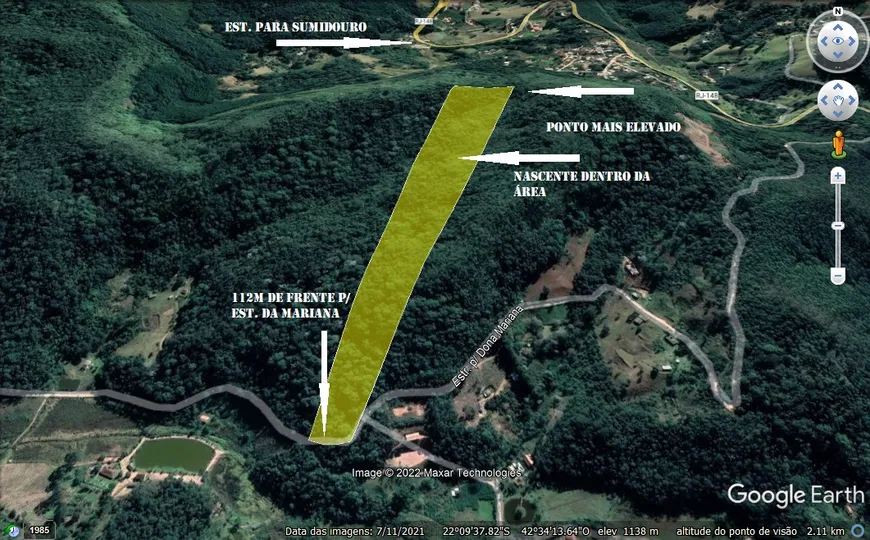 Foto 1 de Fazenda/Sítio à venda, 93700m² em Conselheiro Paulino, Nova Friburgo