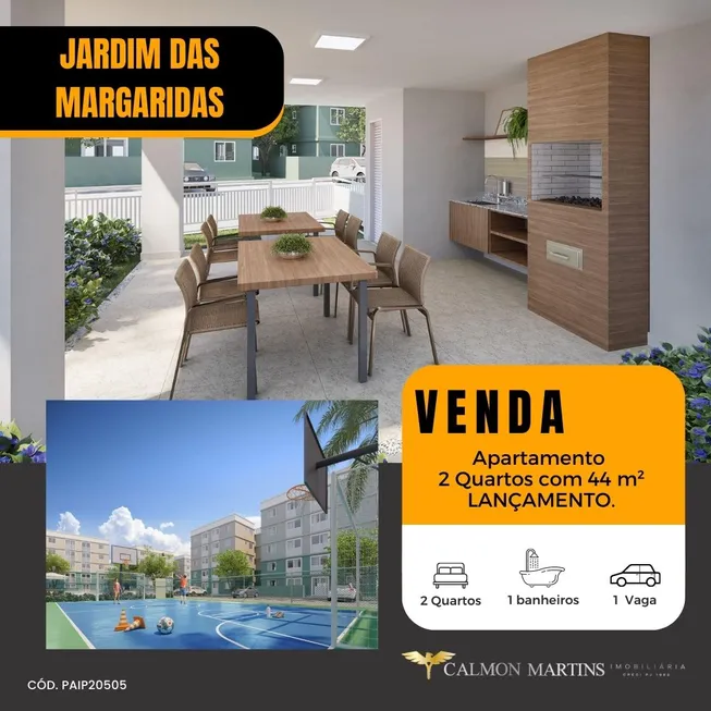 Foto 1 de Apartamento com 2 Quartos à venda, 44m² em Jardim das Margaridas, Salvador