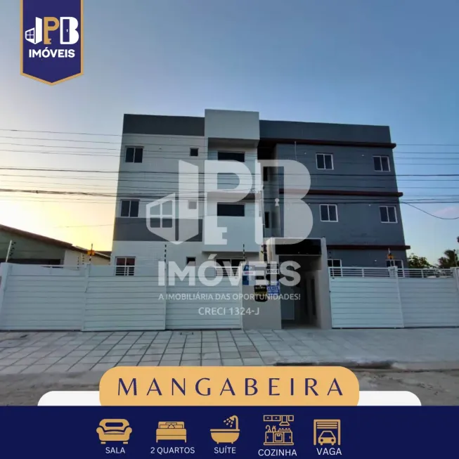 Foto 1 de Apartamento com 2 Quartos à venda, 50m² em Mangabeira, João Pessoa