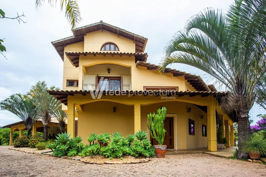 Foto 1 de Casa de Condomínio com 6 Quartos para venda ou aluguel, 600m² em Joaquim Egídio, Campinas