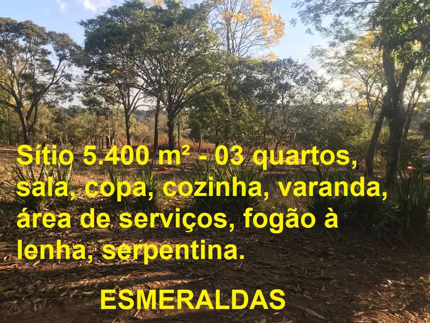 Foto 1 de Fazenda/Sítio com 3 Quartos à venda, 5400m² em Cidade Jardim, Esmeraldas
