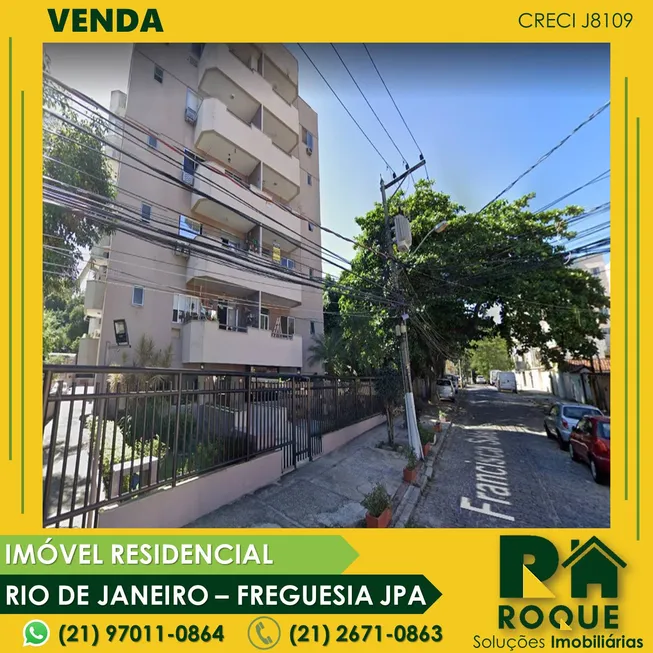 Foto 1 de Apartamento com 3 Quartos para alugar, 70m² em Freguesia- Jacarepaguá, Rio de Janeiro