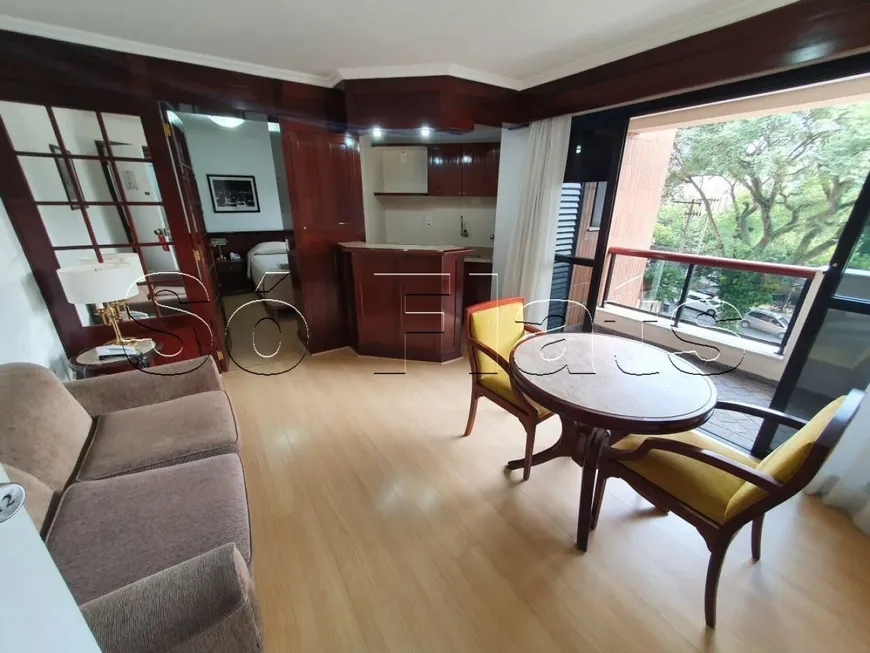 Foto 1 de Flat com 1 Quarto para alugar, 39m² em Higienópolis, São Paulo