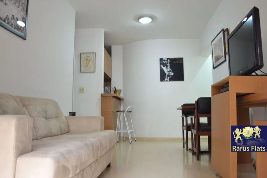 Foto 1 de Flat com 1 Quarto para alugar, 45m² em Jardins, São Paulo