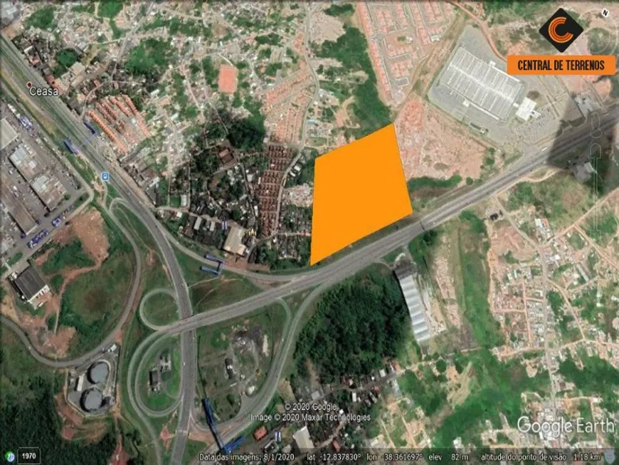 Foto 1 de Lote/Terreno à venda, 50000m² em Ceasa, Salvador