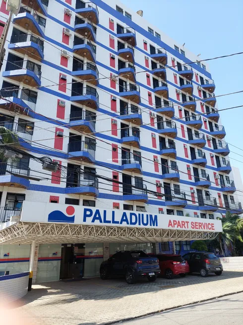 Foto 1 de Flat com 1 Quarto para venda ou aluguel, 30m² em Centro, São Vicente