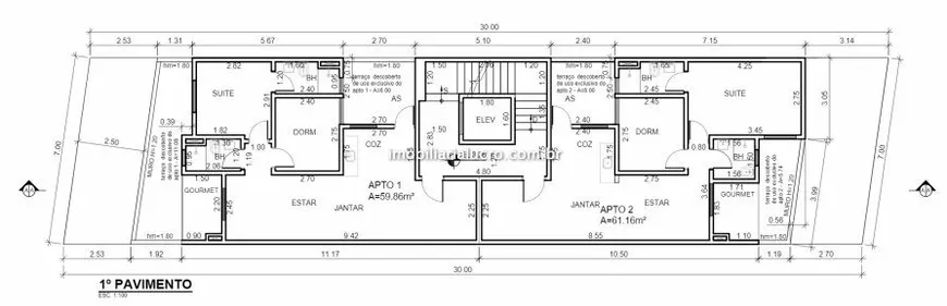 Foto 1 de Apartamento com 2 Quartos à venda, 61m² em Vila Bela Vista, Santo André