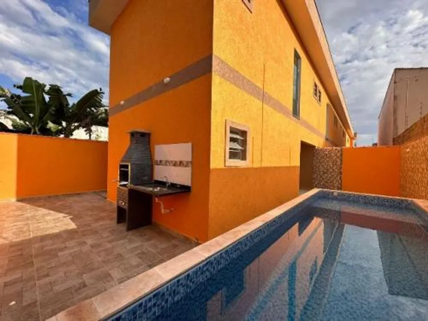 Foto 1 de Casa de Condomínio com 2 Quartos à venda, 65m² em Cibratel II, Itanhaém