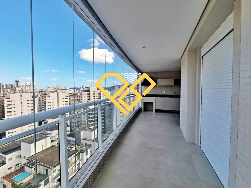Foto 1 de Apartamento com 3 Quartos à venda, 134m² em Boqueirão, Santos