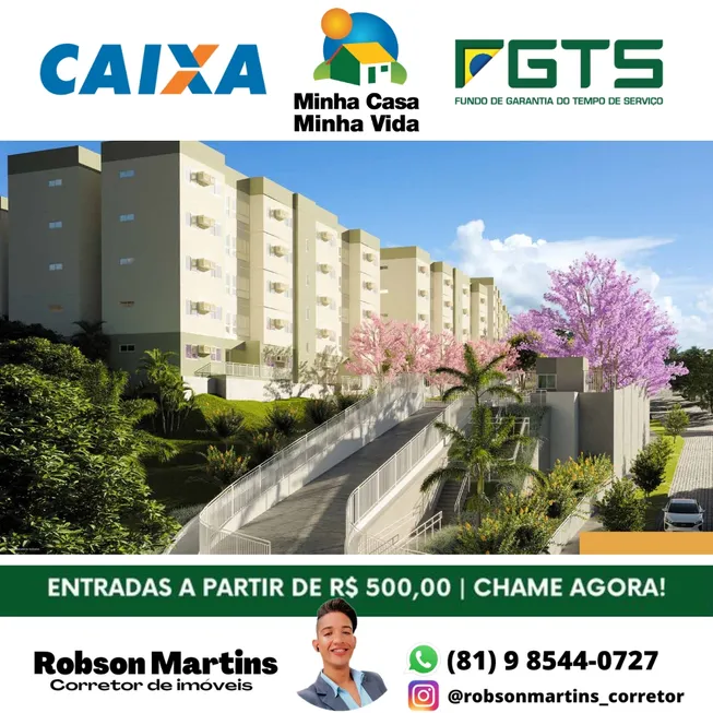 Foto 1 de Apartamento com 2 Quartos à venda, 44m² em Centro Jaboatao, Jaboatão dos Guararapes