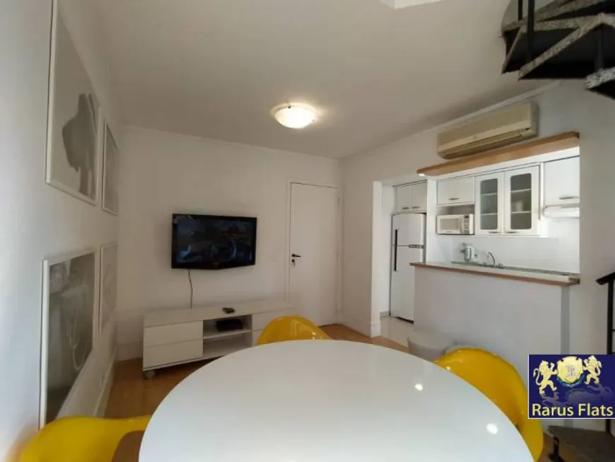 Foto 1 de Flat com 1 Quarto para alugar, 43m² em Vila Olímpia, São Paulo