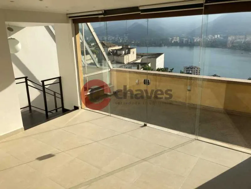 Foto 1 de Cobertura com 3 Quartos para alugar, 360m² em Lagoa, Rio de Janeiro