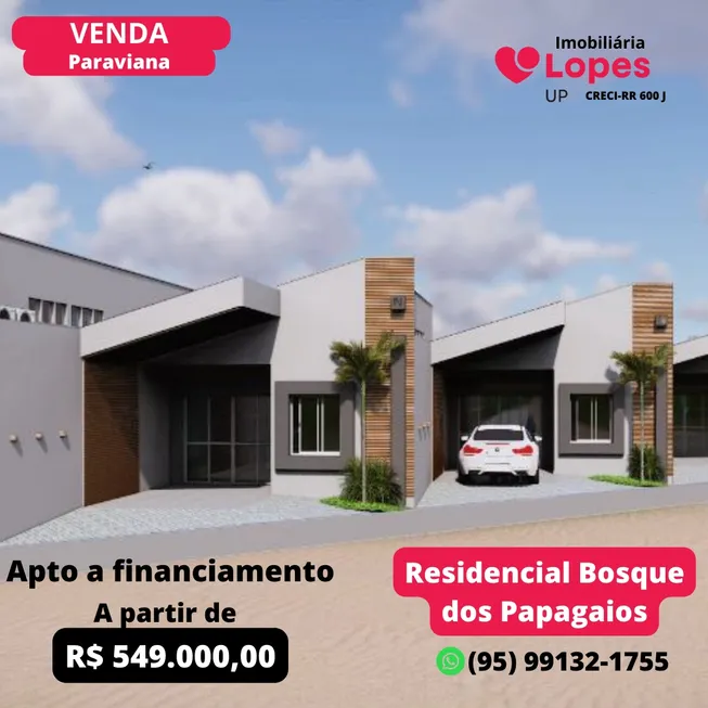 Foto 1 de Apartamento com 1 Quarto à venda, 86m² em Paraviana, Boa Vista