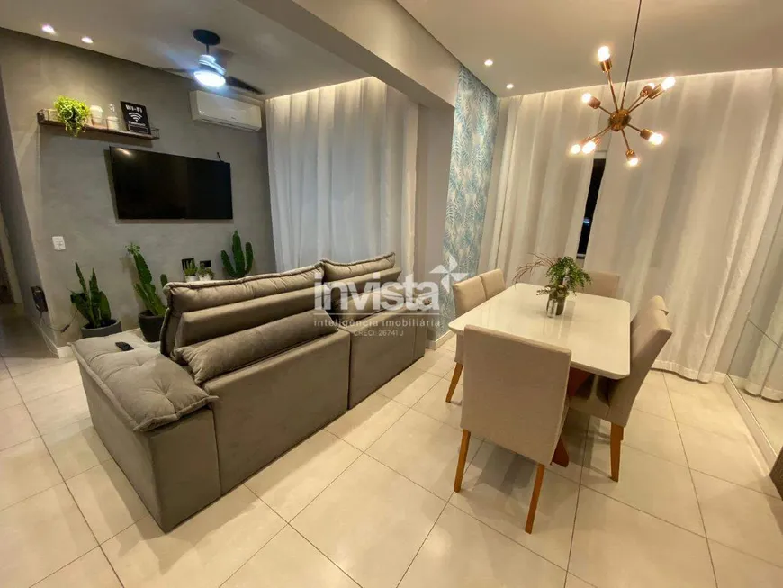 Foto 1 de Apartamento com 2 Quartos à venda, 71m² em Campo Grande, Santos