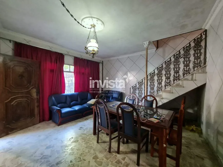 Foto 1 de Casa com 3 Quartos à venda, 103m² em Ponta da Praia, Santos