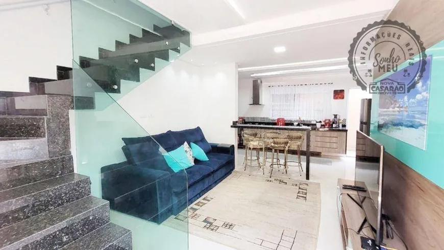 Foto 1 de Casa de Condomínio com 3 Quartos à venda, 85m² em Vila Caicara, Praia Grande