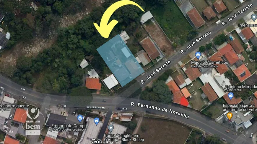 Foto 1 de Lote/Terreno à venda, 1032m² em Santa Cândida, Curitiba