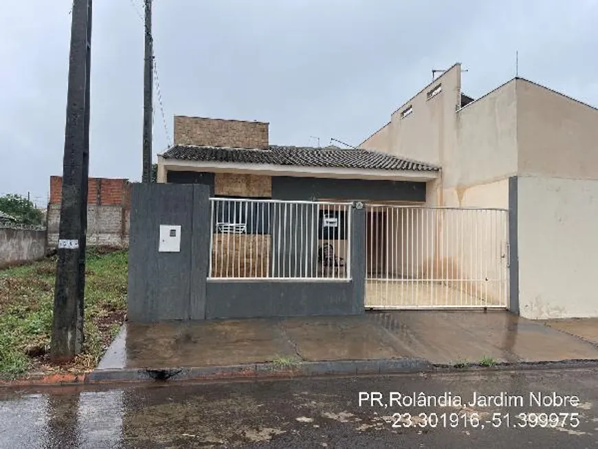 Foto 1 de Casa com 3 Quartos à venda, 125m² em Jardim Nobre, Rolândia