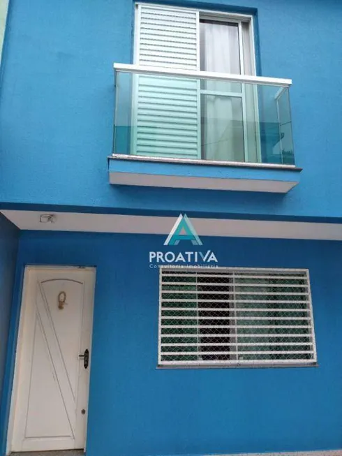 Foto 1 de Sobrado com 3 Quartos à venda, 95m² em Vila Humaita, Santo André