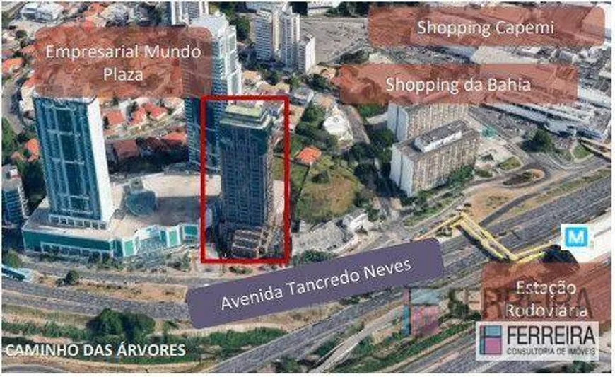 Foto 1 de Sala Comercial para venda ou aluguel, 770m² em Caminho Das Árvores, Salvador