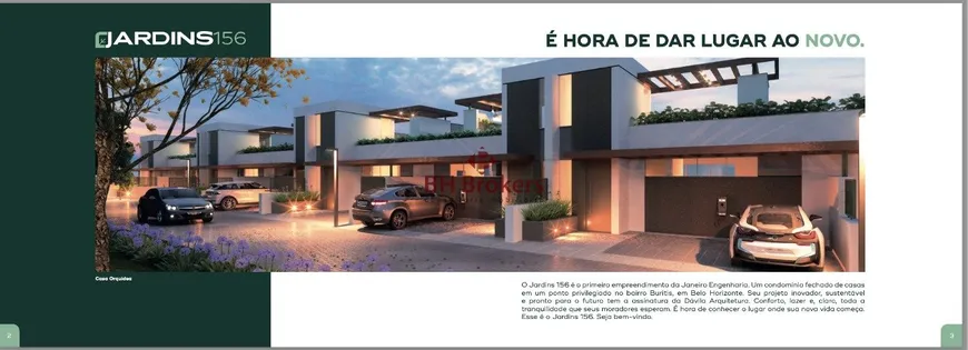 Foto 1 de Casa de Condomínio com 3 Quartos à venda, 149m² em Buritis, Belo Horizonte
