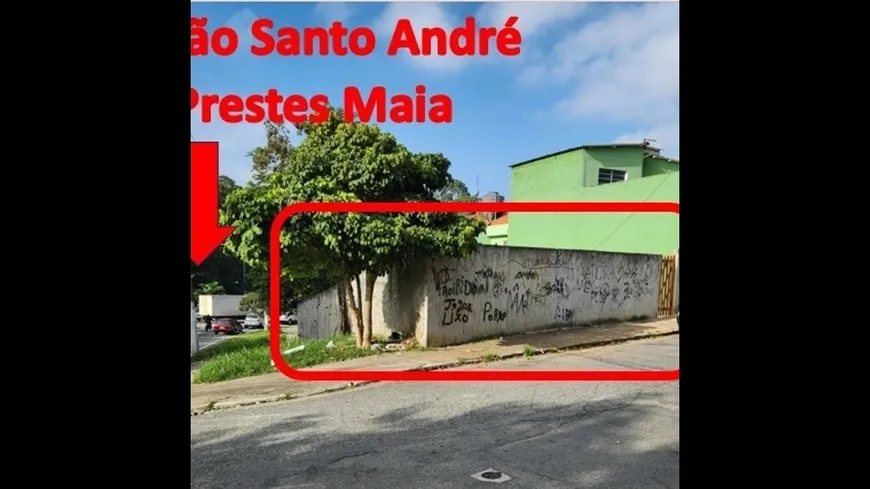 Foto 1 de Lote/Terreno à venda, 150m² em Vila Sacadura Cabral, Santo André