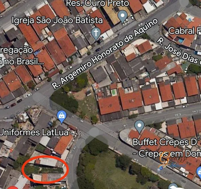Foto 1 de Lote/Terreno à venda, 213m² em Jardim Santa Rosa, Taboão da Serra