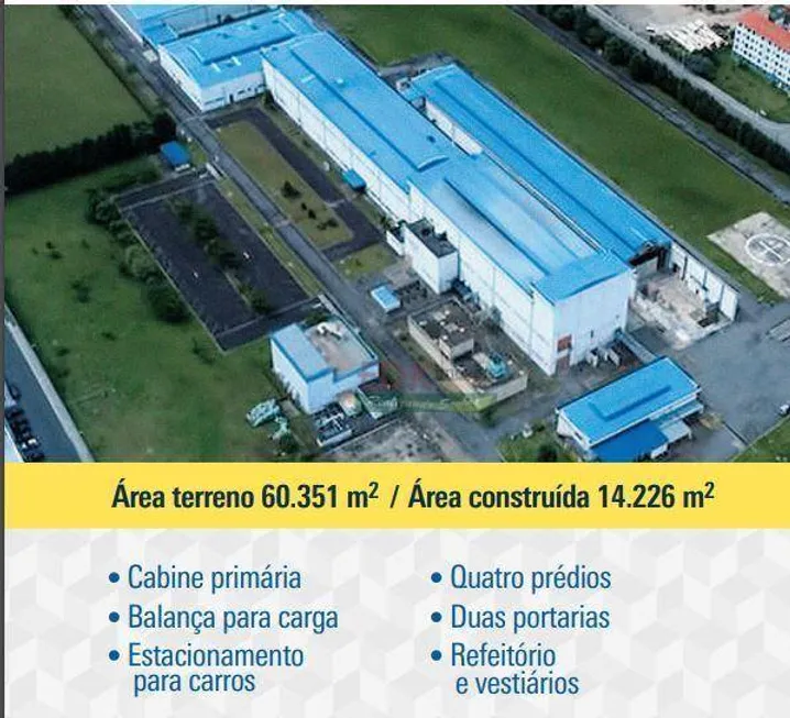 Foto 1 de Galpão/Depósito/Armazém para venda ou aluguel, 14226m² em Vila Galvão, Caçapava