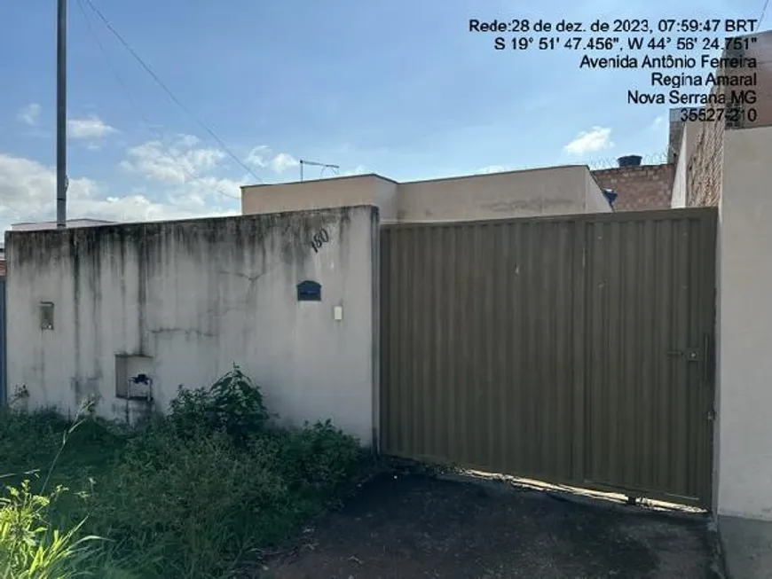 Foto 1 de Casa com 2 Quartos à venda, 160m² em Regina Amaral I, Nova Serrana