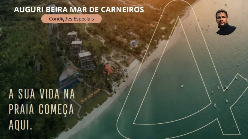 Foto 1 de Apartamento com 1 Quarto à venda, 40m² em Praia dos Carneiros, Tamandare