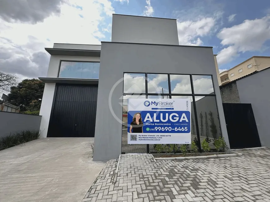 Foto 1 de Galpão/Depósito/Armazém para alugar, 376m² em Santa Claudina, Vinhedo