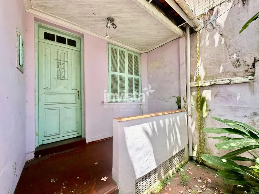 Foto 1 de Casa com 2 Quartos à venda, 300m² em Aparecida, Santos