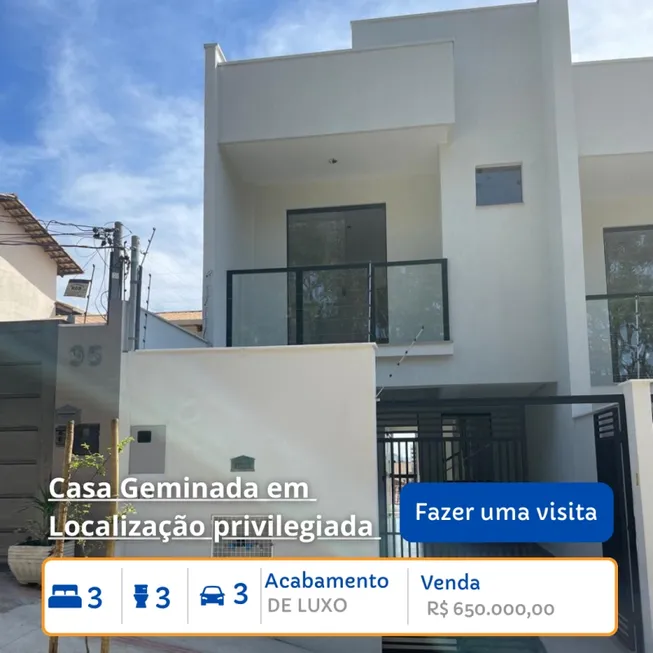 Foto 1 de Casa com 3 Quartos à venda, 119m² em Centro, Betim
