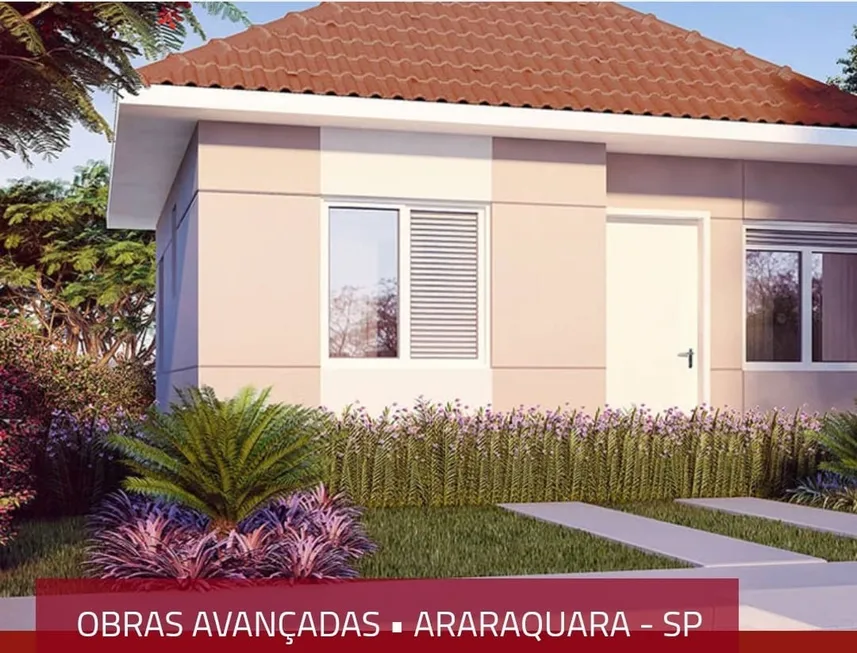 Foto 1 de Casa com 2 Quartos à venda, 43m² em Jardim Roberto Selmi Dei, Araraquara