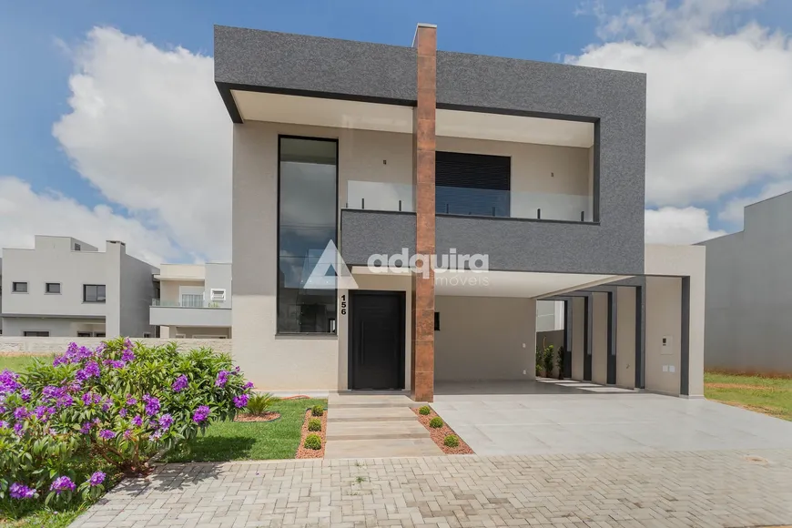 Foto 1 de Casa de Condomínio com 3 Quartos à venda, 181m² em Cara Cara, Ponta Grossa