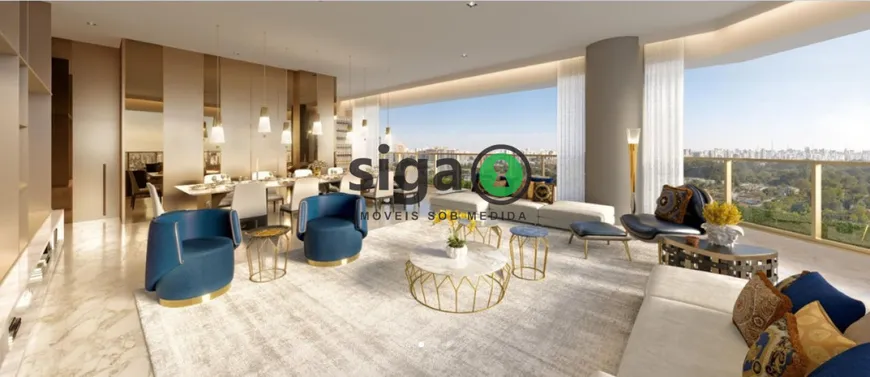 Foto 1 de Apartamento com 3 Quartos à venda, 217m² em Moema, São Paulo