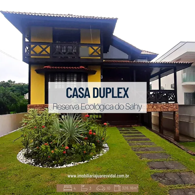 Foto 1 de Casa de Condomínio com 4 Quartos à venda, 326m² em Condomínio Reserva do Sahy, Mangaratiba