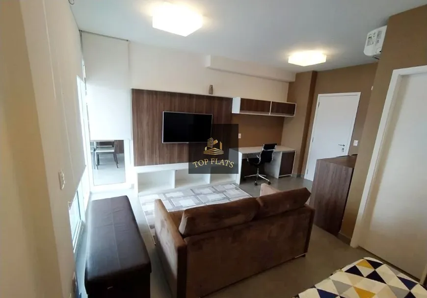 Foto 1 de Flat com 1 Quarto para alugar, 40m² em Vila Olímpia, São Paulo