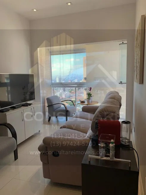 Foto 1 de Apartamento com 3 Quartos à venda, 93m² em Boqueirão, Santos