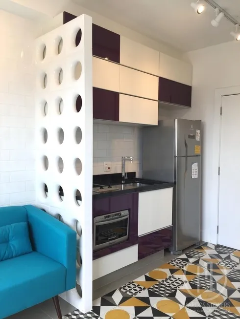 Foto 1 de Apartamento com 1 Quarto à venda, 31m² em Santo Amaro, São Paulo