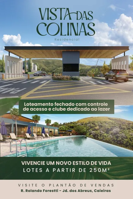 Foto 1 de Lote/Terreno à venda, 250m² em Morro Grande, Caieiras