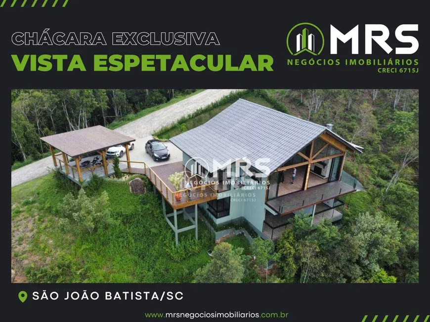 Foto 1 de Fazenda/Sítio com 3 Quartos à venda, 260m² em , São João Batista