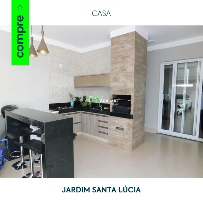 Foto 1 de Casa com 3 Quartos à venda, 216m² em Jardim Santa Lúcia, Franca