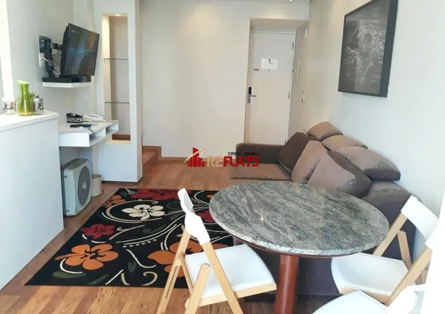 Foto 1 de Flat com 1 Quarto à venda, 52m² em Jardins, São Paulo