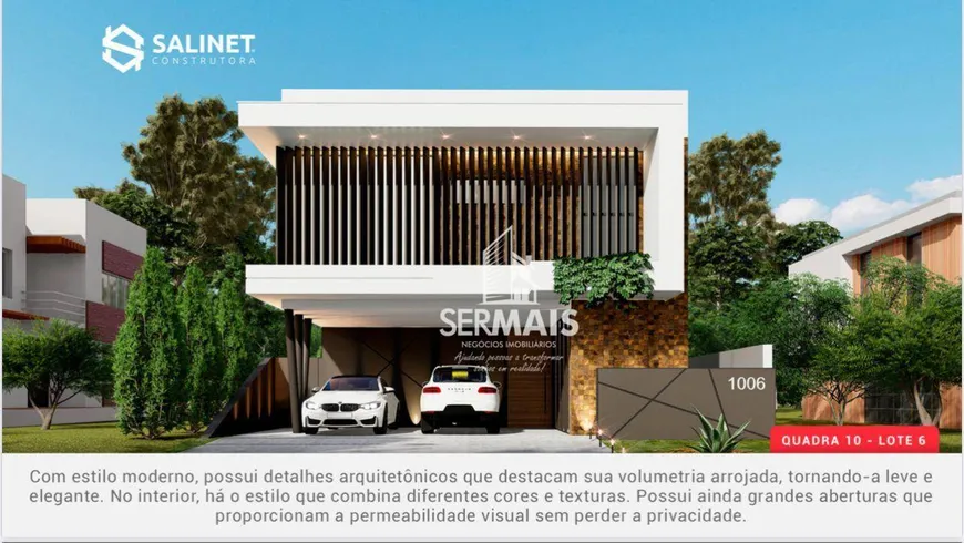 Foto 1 de Casa de Condomínio com 4 Quartos à venda, 312m² em Alto Pereque, Porto Belo