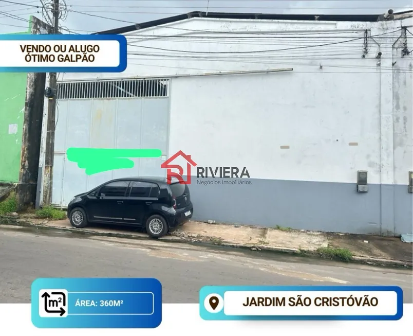 Foto 1 de Galpão/Depósito/Armazém para venda ou aluguel, 360m² em Jardim Sao Cristovao, São Luís