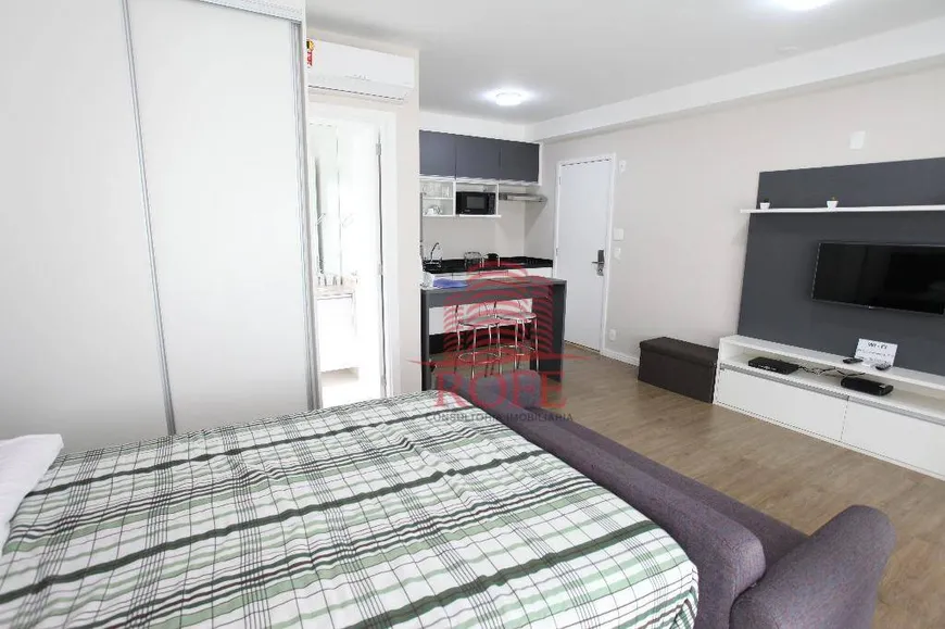 Foto 1 de Apartamento com 1 Quarto para venda ou aluguel, 44m² em Brooklin, São Paulo